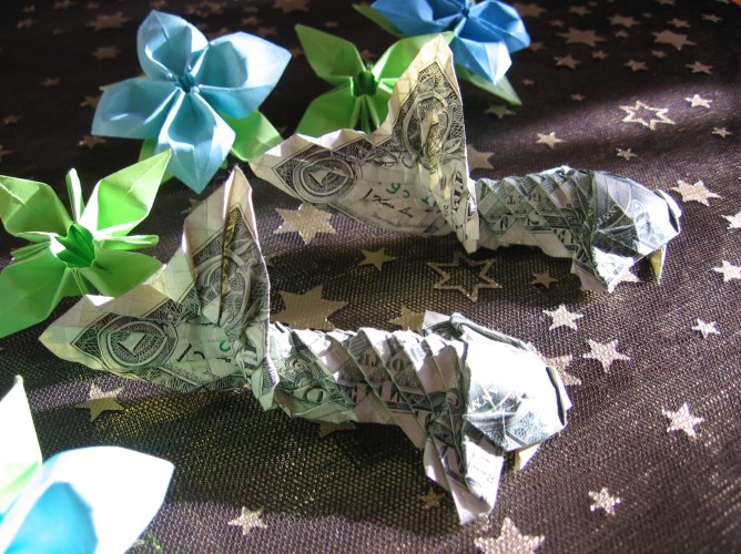 Origami Coi Fish